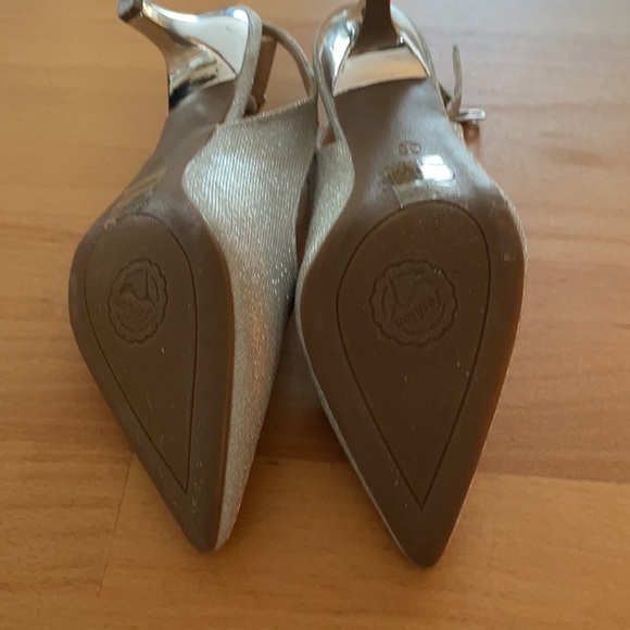 Brand new silver glitter heels - Picture 7 of 8